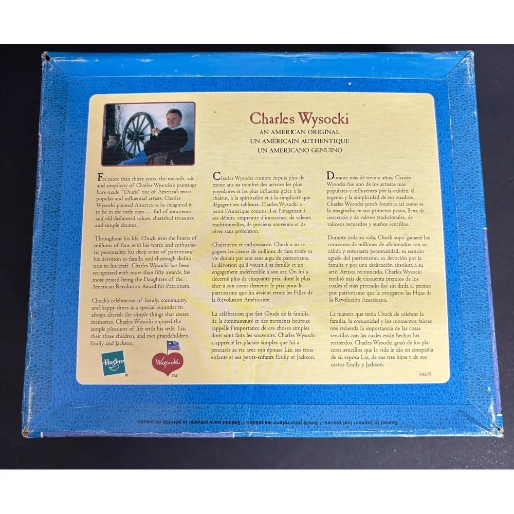 Charles Wysocki Gingernut Valley Jigsaw Puzzle 2003 Milton Bradley 1000 Pc NEW
